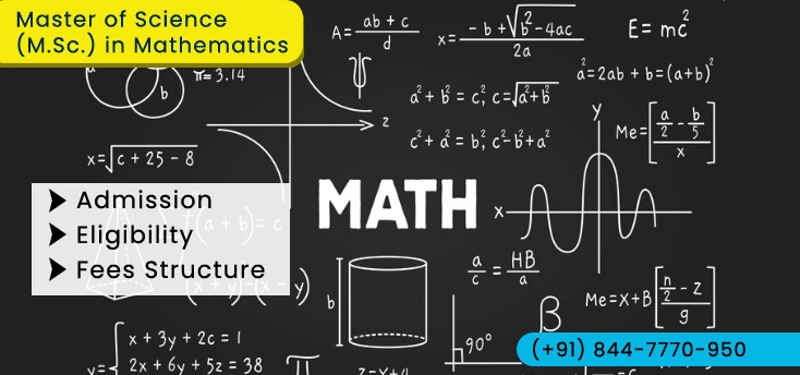 Master of Science (M.Sc.) in Mathematics Admission