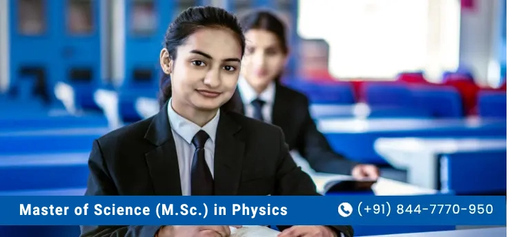 Master of Science (M.Sc.) in Physics Admission